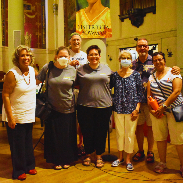 Cleveland Team at the Vigil