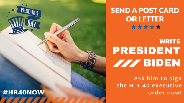 President's Day Letter Writing Campaign to President Biden